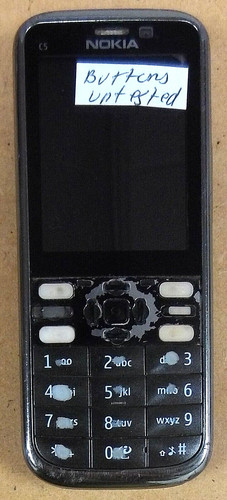 Nokia black and silver - c5,